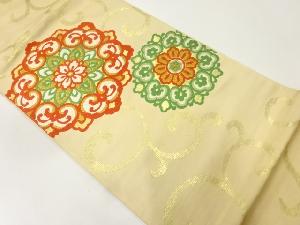 アンティーク　華文織出し袋帯（材料）